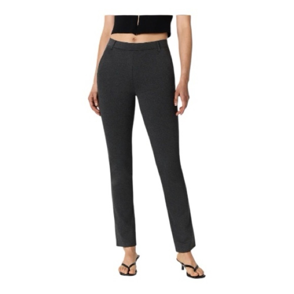 Quince NWT Ultra Stretch Ponte Straight Leg Pants Charcoal Size SP